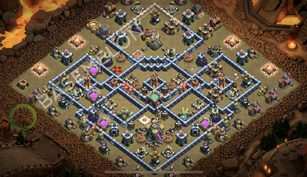 Town Hall Level 14 War Base Design 2025, Anti 3 Stars, Anti Everything, Layout #2375