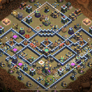 Town Hall Level 14 War Base Design 2025, Anti 3 Stars, Anti Everything, Layout #2375