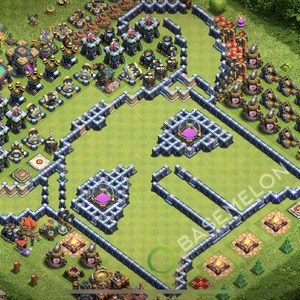 Town Hall Level 14 Progress Base Design 2025, Layout #2413