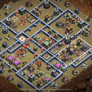 Town Hall Level 14 War Base Design 2025, Layout #2416