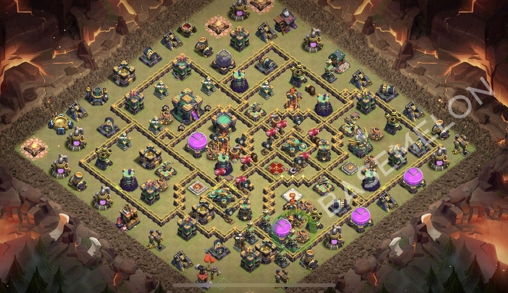 Town Hall Level 14 War Base Design 2026, Layout #2449
