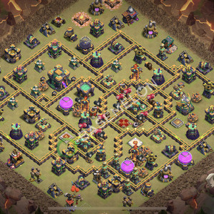 Town Hall Level 14 War Base Design 2026, Layout #2449