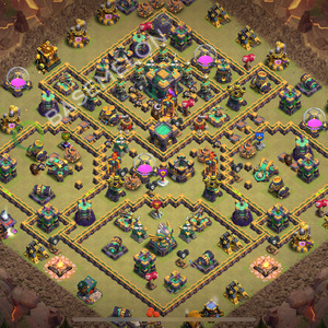 Town Hall Level 14 War Base Design 2026, Max Levels, Anti Everything, Layout #2460