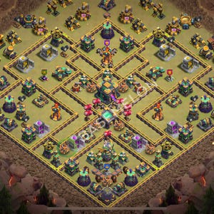 Town Hall Level 14 War Base Design 2026, Max Levels, Anti Everything, Layout #2492