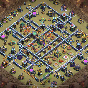 Rathaus Level 14 Krieg Base 2026, Anti Alles, Layout #2524