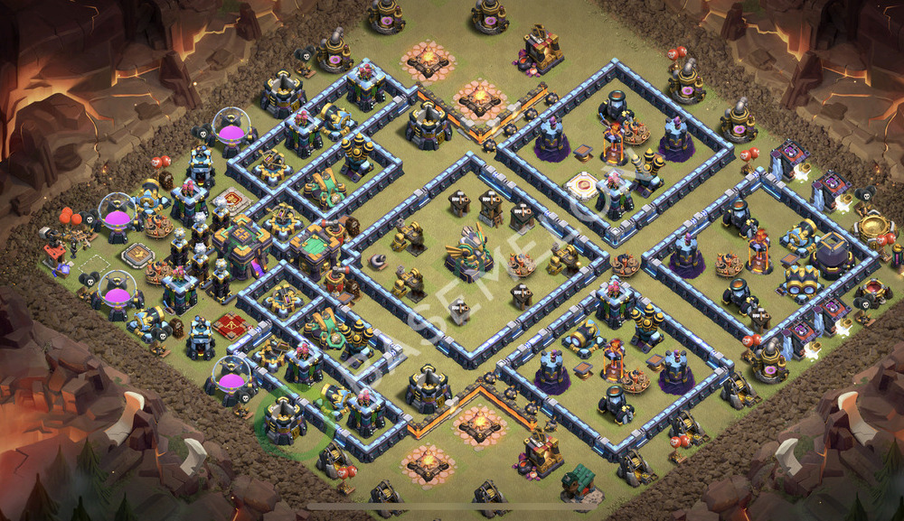 Town Hall Level 14 War Base Design 2026, Anti 3 Stars, Anti Everything, Layout #2568