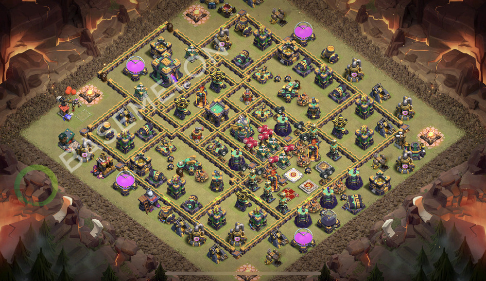 Town Hall Level 14 War Base Design 2026, Layout #2608