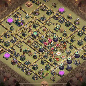 Town Hall Level 14 War Base Design 2026, Layout #2608