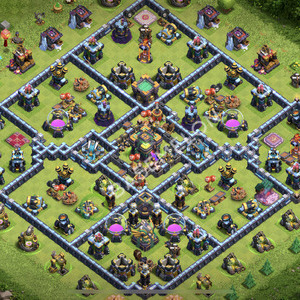 Town Hall Level 14 Trophy/Defense Base Design 2026, Anti Everything, Anti 3 Stars, Layout #2619
