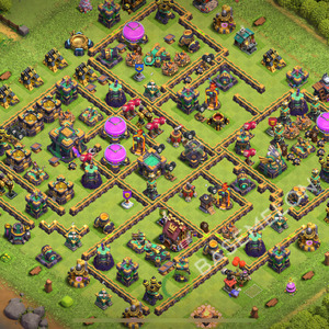 Town Hall Level 14 Farm Base Design 2026, Anti Air, Hybrid, Layout #2646