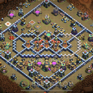 Town Hall Level 14 War Base Design, Layout #268