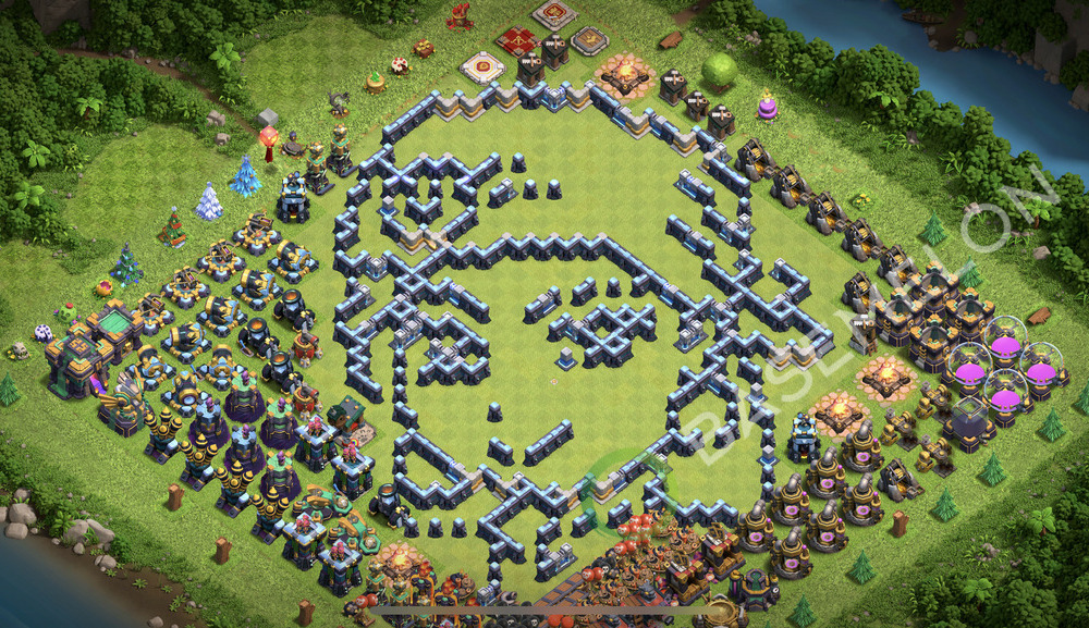 Rathaus Level 14 Progress Base 2026, Layout #2707