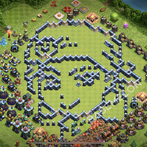 Rathaus Level 14 Progress Base 2026, Layout #2707