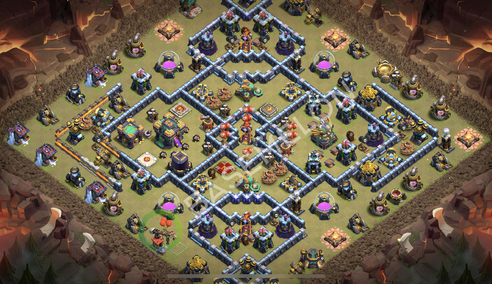 Town Hall Level 14 War Base Design 2026, Anti Everything, Layout #2775