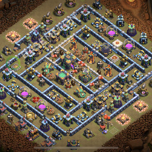 Town Hall Level 14 War Base Design 2026, Layout #2776