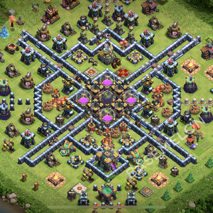 Town Hall Level 14 Farm Base Design 2026, Layout #2810