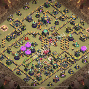 Town Hall Level 14 War Base Design 2026, Max Levels, Layout #2824