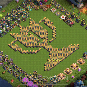 Town Hall Level 14 Progress Base Design, Layout #283