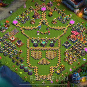 Town Hall Level 14 Progress Base Design 2025, Layout #295