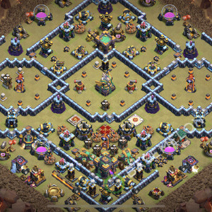 Town Hall Level 14 War Base Design 2026, Anti 2 Stars, Anti Everything, Layout #2979