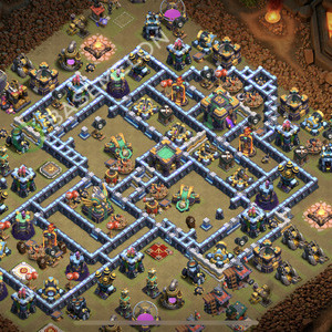 Aldea del Ayuntamiento Nivel 14 para Guerra, Anti 3 Estrellas, Anti Todo Diseño 2026, #2986