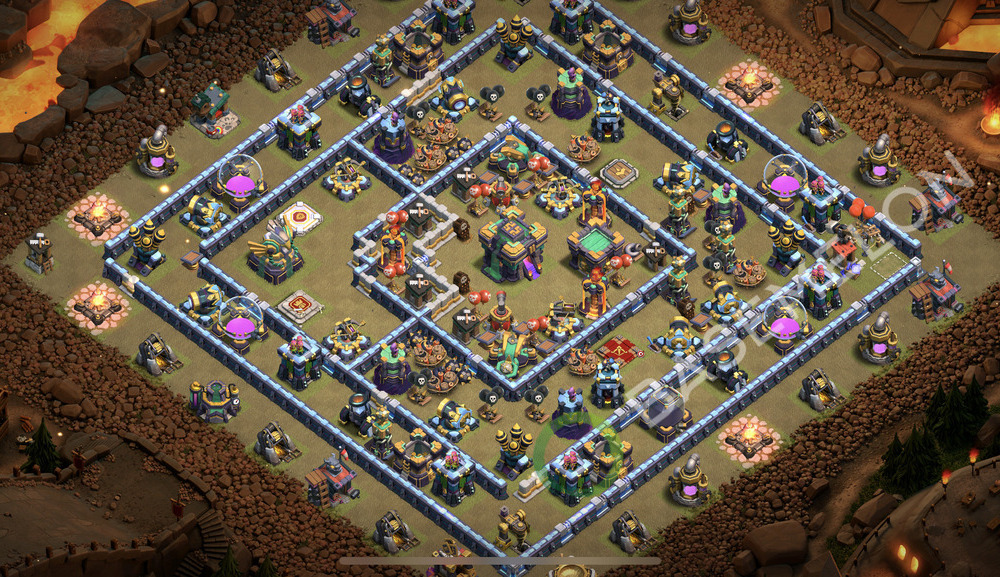 Town Hall Level 14 War Base Design 2026, Anti 2 Stars, Legend League, Layout #3048