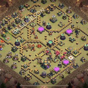 Aldea del Ayuntamiento Nivel 14 para Guerra Diseño 2026, #3097