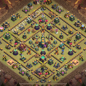 Aldea del Ayuntamiento Nivel 14 para Guerra, Anti 3 Estrellas, Anti Todo Diseño 2026, #3221