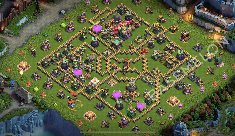 Hôtel de Ville Level 14 Farming Base  2026, Anti 3 Étoiles, Hybride, Village #3262
