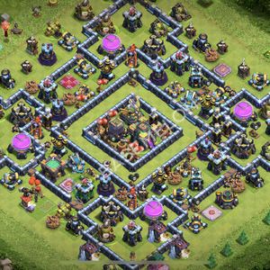 Town Hall Level 14 Farm Base Design 2026, Hybrid, Anti Air, Layout #3360