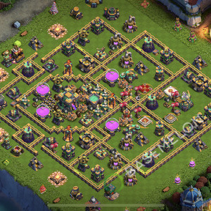 Hôtel de Ville Level 14 Farming Base  2026, Hybride, Village #3388