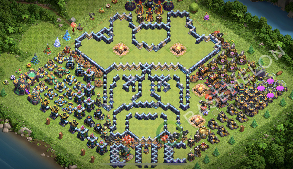 Town Hall Level 14 Progress Base Design 2026, Layout #3438