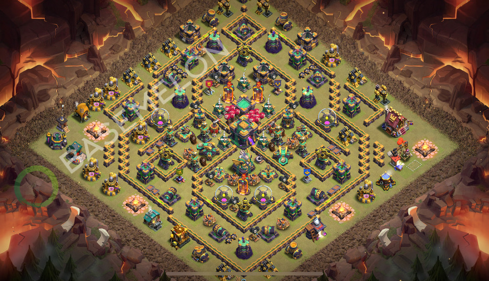 Town Hall Level 14 War Base Design 2026, Anti 3 Stars, Anti Everything, Layout #3506