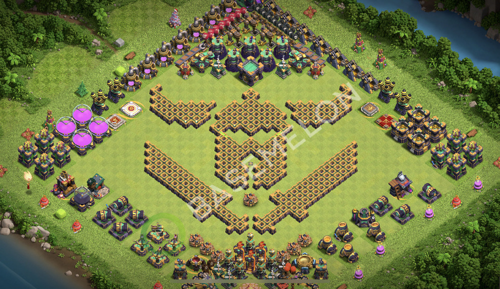 Town Hall Level 14 Progress Base Design 2026, Layout #3516