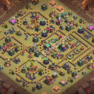 Rathaus Level 14 Krieg Base 2026, Layout #3640