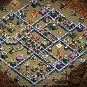 Town Hall Level 14 War Base Design, Layout #375