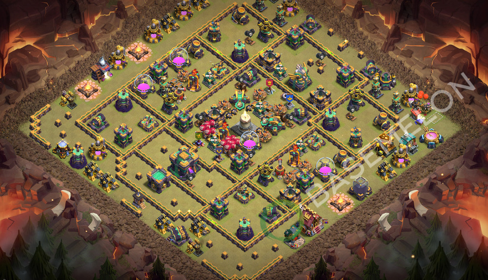 Town Hall Level 14 War Base Design 2026, Layout #3783