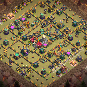 Town Hall Level 14 War Base Design 2026, Layout #3783