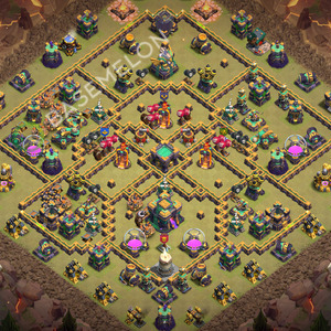 Town Hall Level 14 War Base Design 2026, Anti 3 Stars, Anti Air, Layout #3785