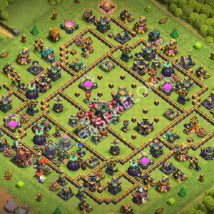 Town Hall Level 14 Trophy/Defense Base Design 2026, Anti 3 Stars, Anti Air, Layout #3840