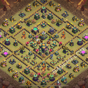 Rathaus Level 14 Krieg Base 2026, Max Level, Anti Alles, Layout #3917