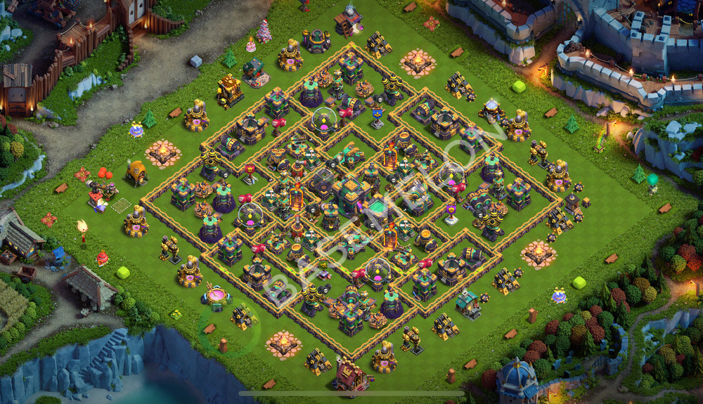 Town Hall Level 14 Farm Base Design 2025, Max Levels, Legend League, Layout #407