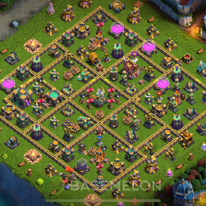 Town Hall Level 14 Trophy/Defense Base Design 2025, Anti Air, Layout #417