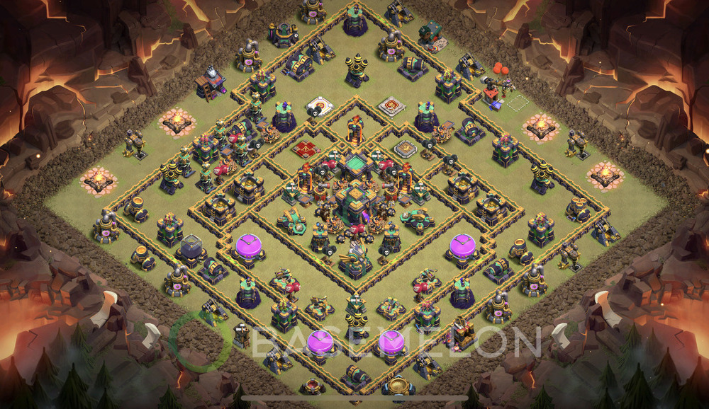 Town Hall Level 14 War Base Design 2024, Anti 2 Stars, Legend League, Layout #517