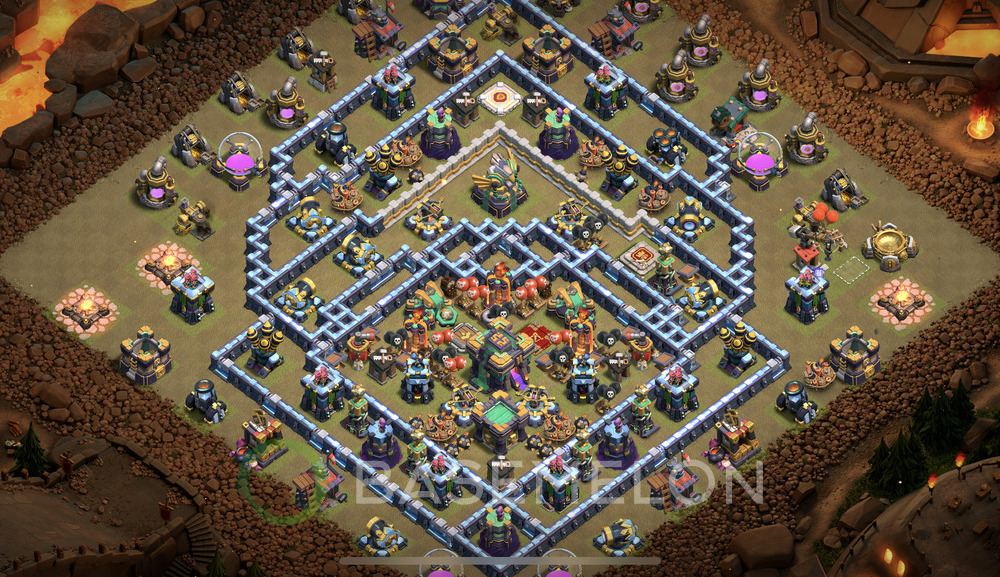 Town Hall Level 14 War Base Design 2024, Anti 3 Stars, Anti Everything, Layout #582