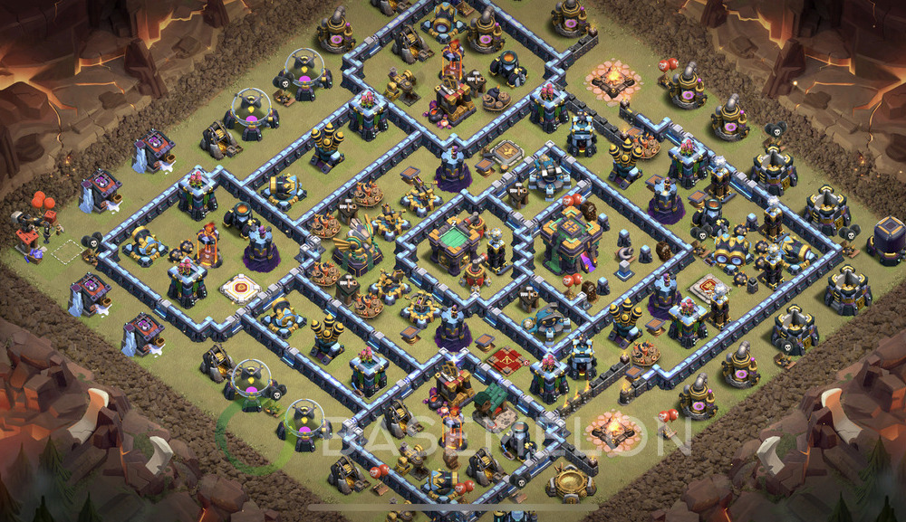 Town Hall Level 14 War Base Design 2024, Anti 2 Stars, Legend League, Layout #615