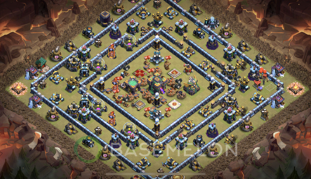 Town Hall Level 14 War Base Design 2024, Anti 3 Stars, Legend League, Layout #627