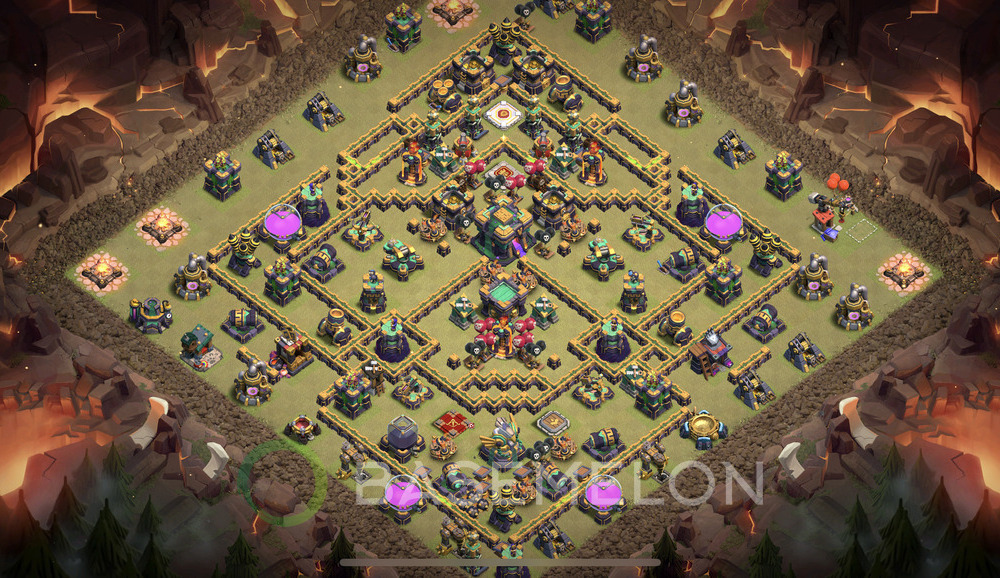 Town Hall Level 14 War Base Design 2024, Anti 3 Stars, Anti Everything, Layout #660