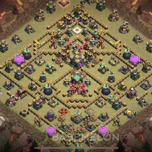 Town Hall Level 14 War Base Design, Anti 3 Stars, Anti Everything, Layout #660