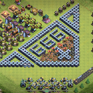 Town Hall Level 14 Progress Base Design, Layout #692